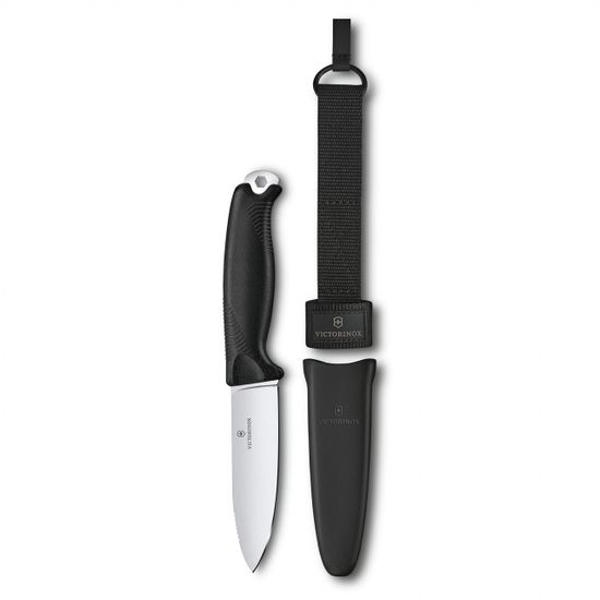 Нож Victorinox Мод. VENTURE BLACK (220 мм) - 5 функций + чехол