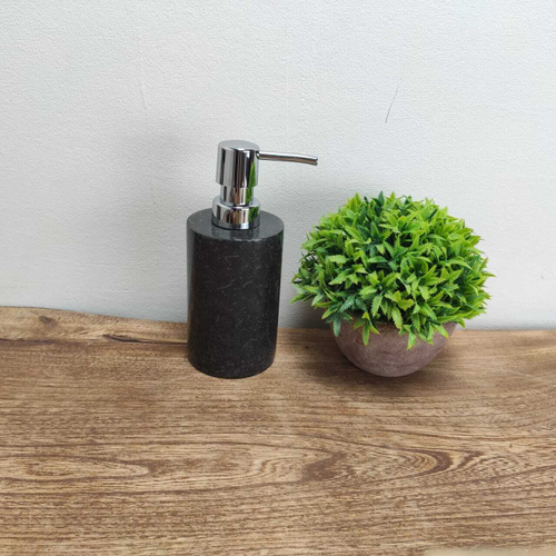 Дозатор для мыла из мрамора Black DM-7101