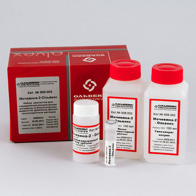 Мочевина- 2,Ольвекс,(уреазный м-д, кон.т.), 200мл, 008.002