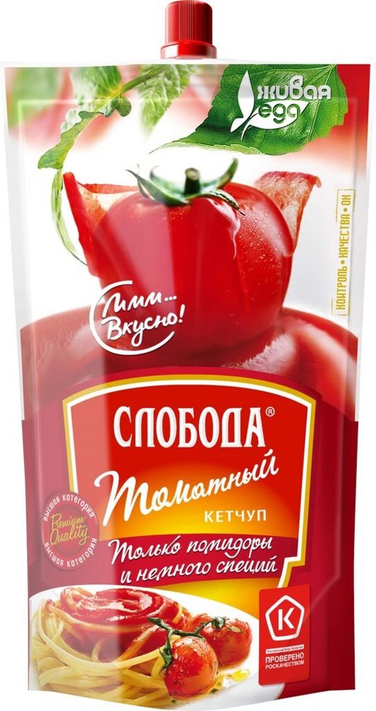 Кетчуп Слобода, томатный, 320 гр