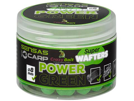 Мини бойлы нейтр. Sensas CRAZY Power Green 8мм 0.08кг