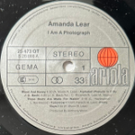 Amanda Lear - I Am A Photograph (Германия 1977г.)