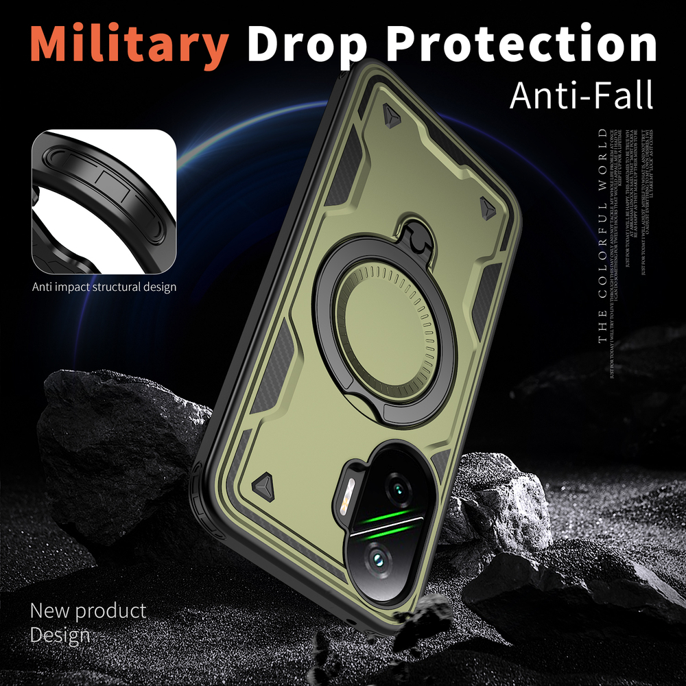 Чехол Magneto Case с кольцом для Poco F7 5G