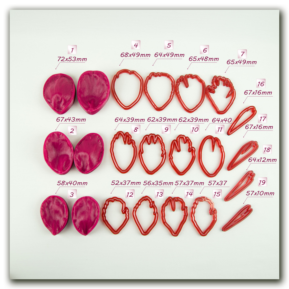 Комплект для лепки махровых пионов Сара Бернар
