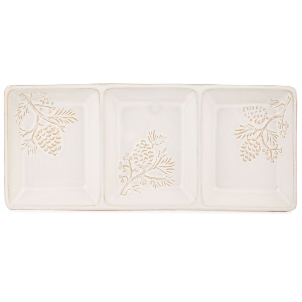 МЕНАЖНИЦА 3 СЕКЦИИ КОЛЛЕКЦИЯ "PINE CONES", 33*14*3,5 СМ