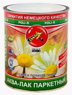 Аква-лак паркет 0,75 л ш/мат Поли-Р