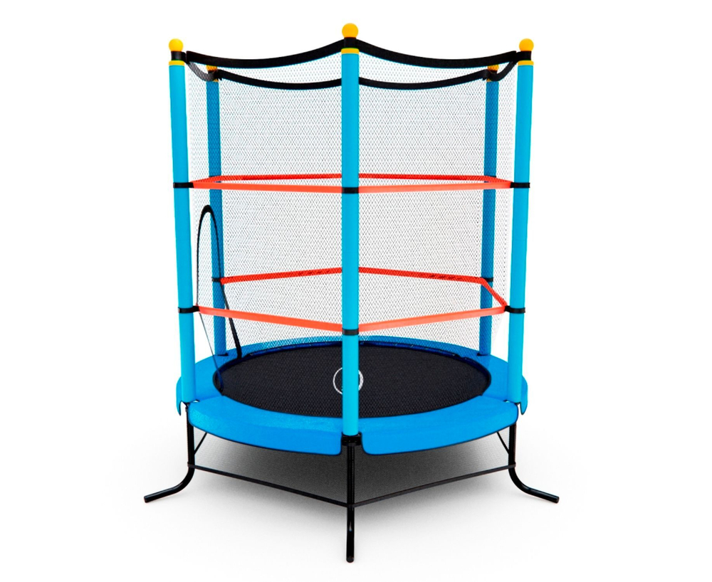 Батут детский DFC SMRKIDS 55" с сеткой, BLUE