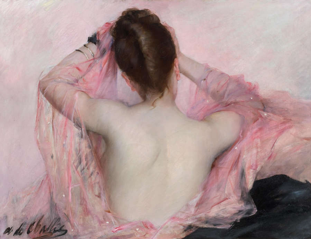 Alphonsine de Challie (1858-1904) - эротическое искусство французского художника
