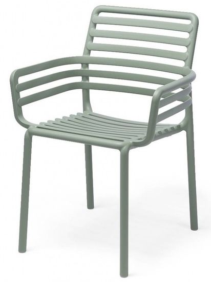 Кресло пластиковое Doga мятный Италия