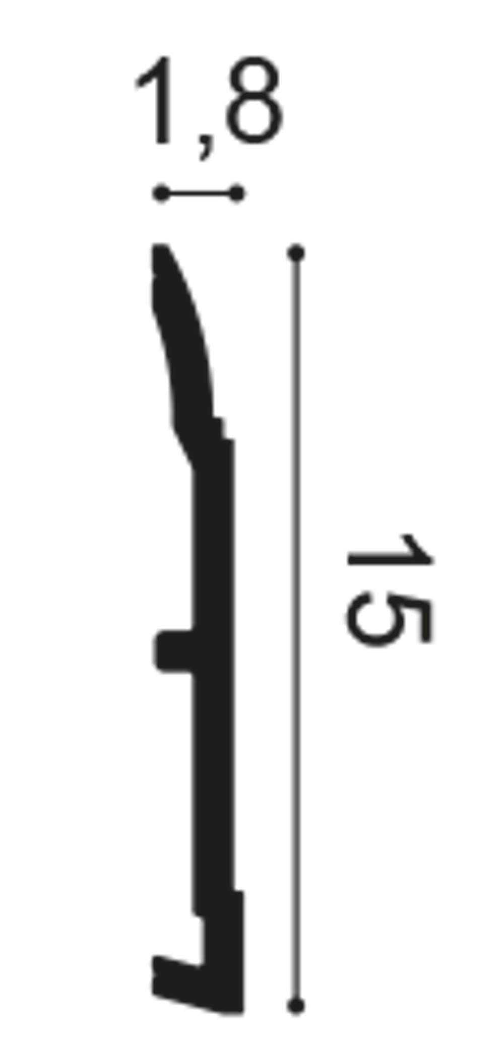 Плинтус SX104
