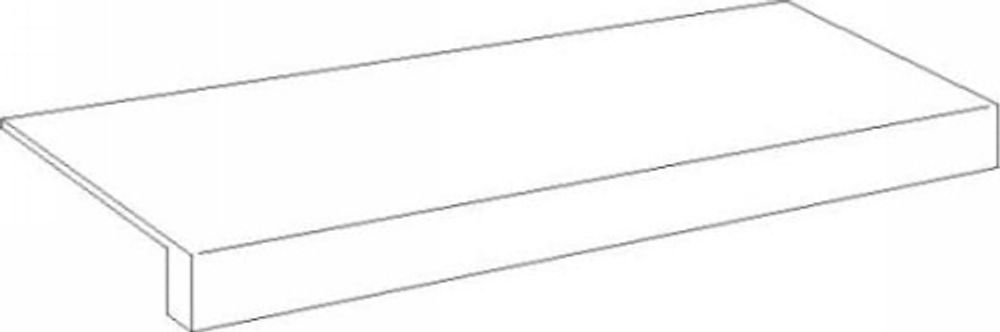 Ступень Charme Deluxe Invisible White Scalino Front Nat 33x80