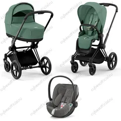 Детская коляска Cybex Priam IV 3 в 1 Leaf Green