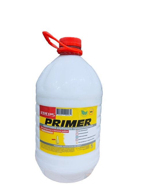 ГРУНТОВКА АКРИЛОВАЯ KREPS PRIMER 5Л