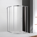 Душевой уголок Cezares MOLVENO-R-11-90+30-C-Cr-IV, 120х120х195, профиль хром, стекло прозрачное