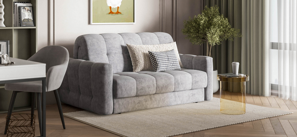 Диван Босс Слип 140 Велюр Роял агат