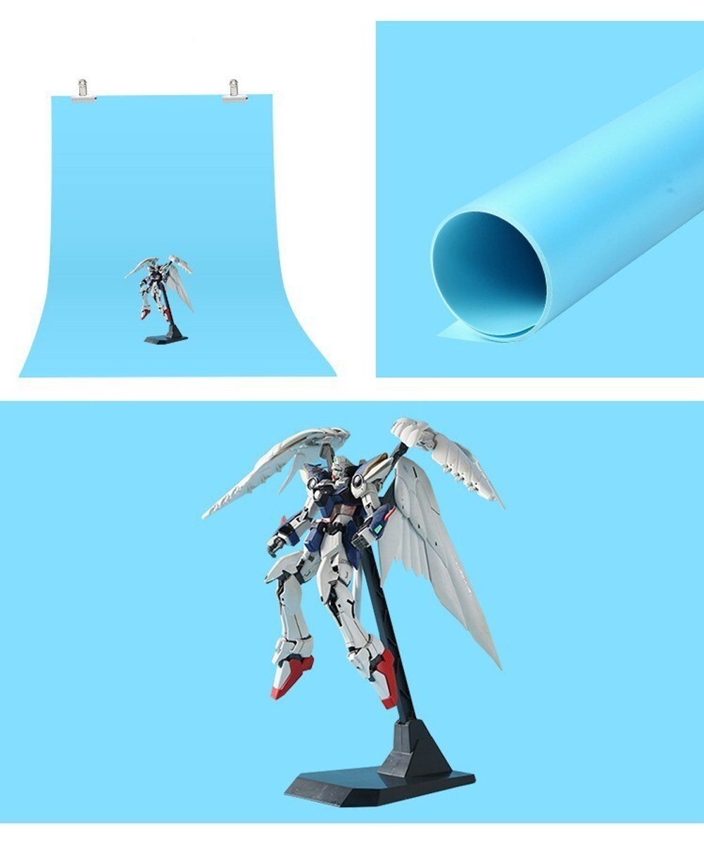 Фон пластиковый FST 100х200 синий матовый