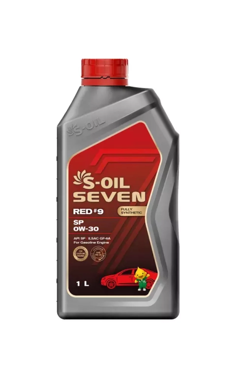 Моторное масло синтетическое S-OIL "7 RED #9 SP 0W30", 1л