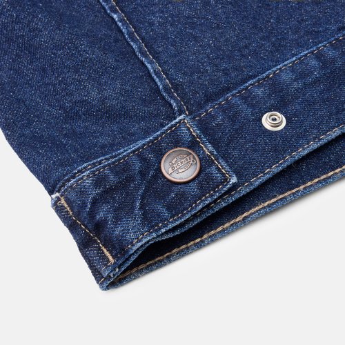 Куртка Dickies Denim Painter Jacket Dark Indigo артикул:DK0A88EG0DD1 - купить в магазине Дайс