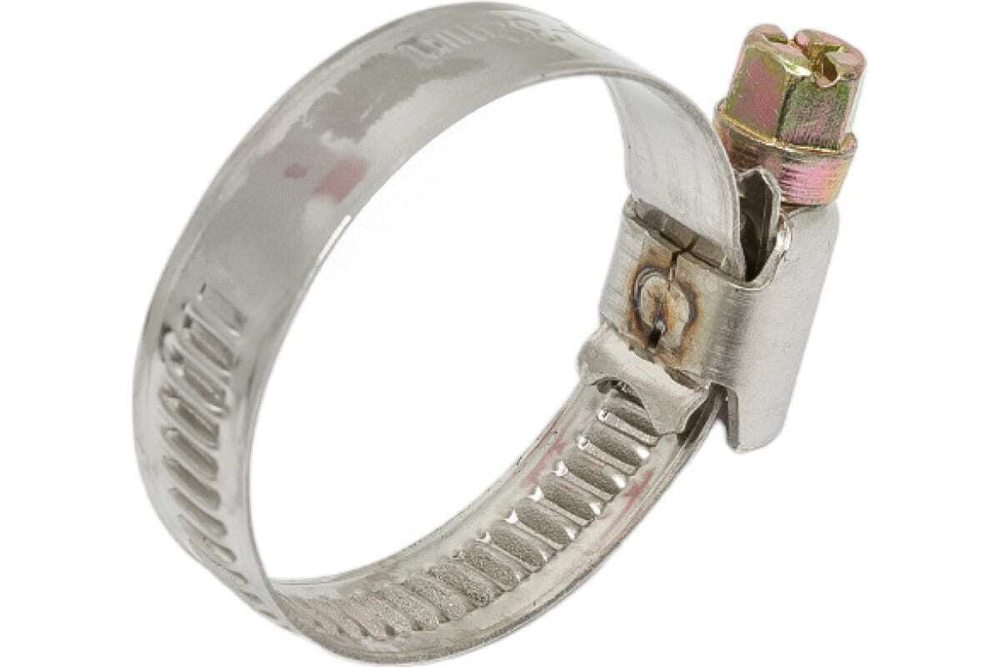 ХОМУТ ДИАЛУЧ БАБОЧКА 20-32ММ 1/2 НЕРЖ 1ШТ