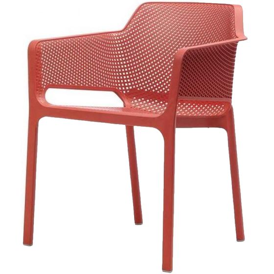 Красный пластиковый стул Net | Nardi | Италия