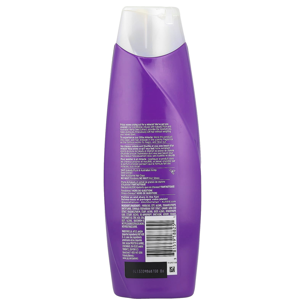 Aussie, Miracle Waves, кондиционер, 360 мл (12,1 жидк. унц.)