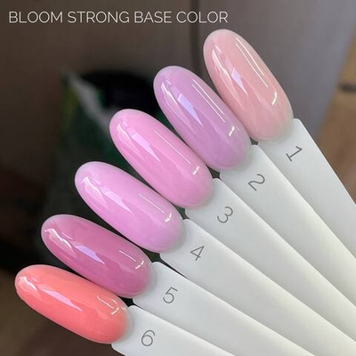 Bloom Strong base Color 04 - База жесткая розовая, 15 мл