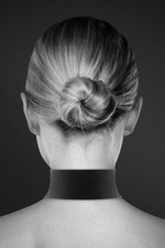 Оригинальный ошейник-чокер со шнуровкой (Цвет: черный)