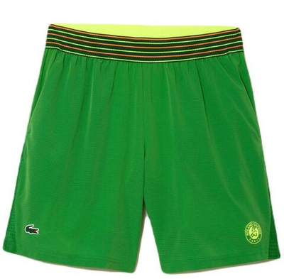 Мужские шорты теннисные Sport Lacoste Roland Garros Edition Pique Shorts - green