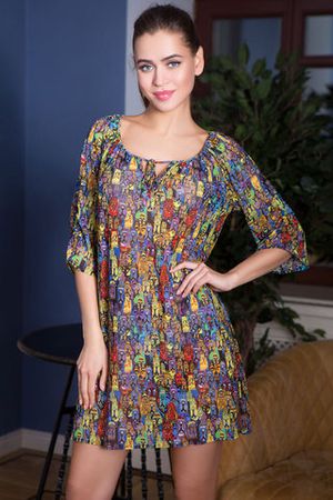 Женская сорочка Adelin 19215 Multicolor Mia-Mia