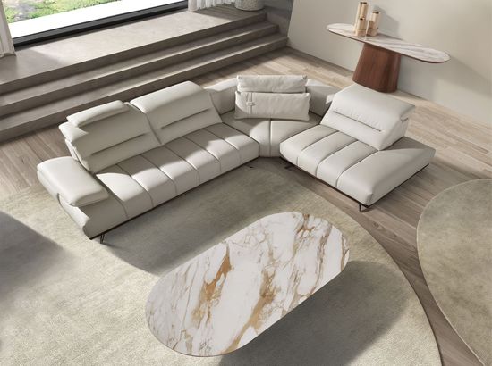 Консоль 3284 из керамики в мраморной отделке и ореха