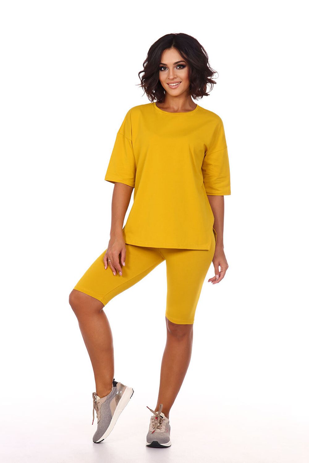 Костюм Спортикс (44-54) -СР-горчичный (Акция)