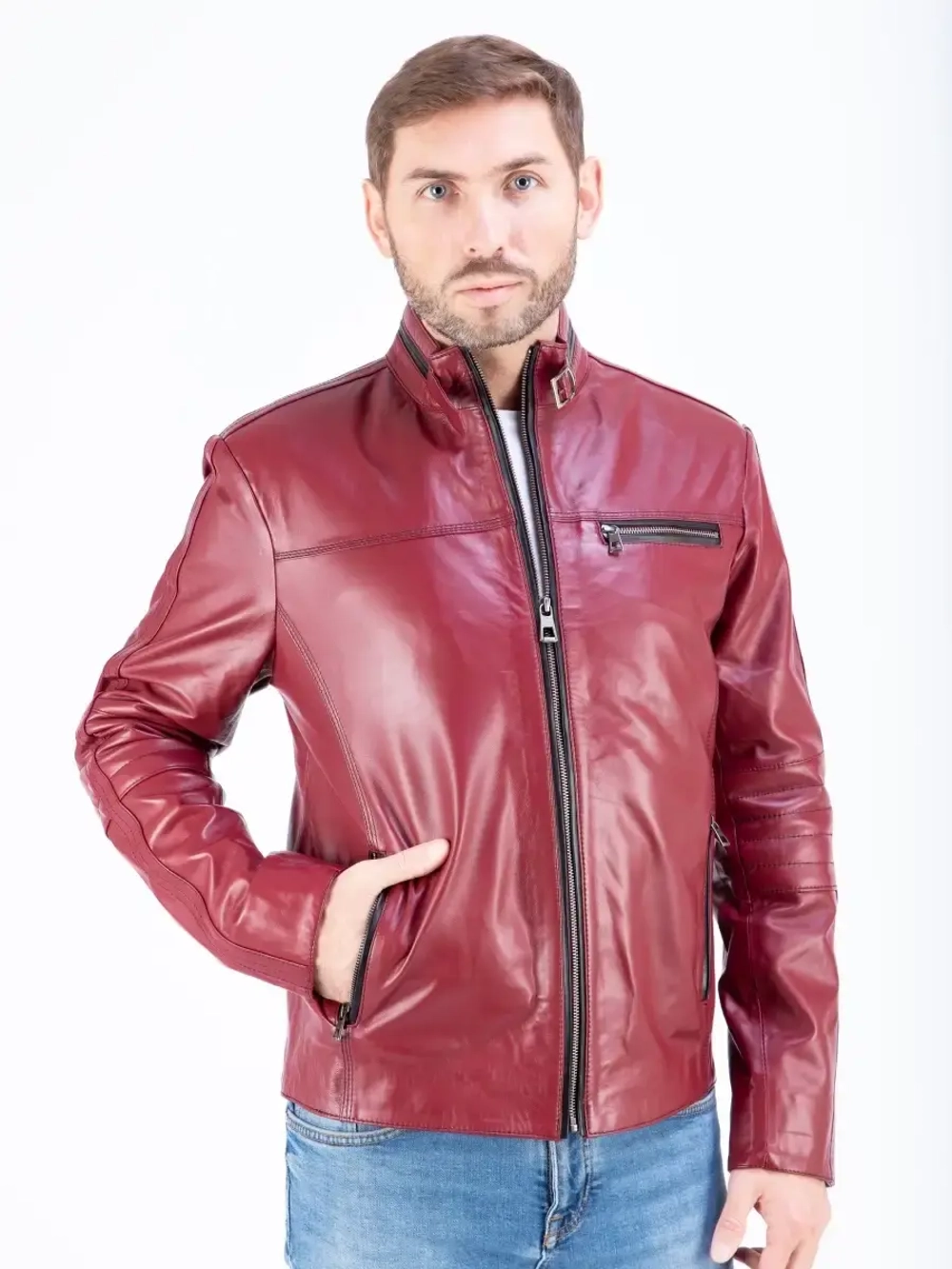 Куртка мужская кожаная натуральная