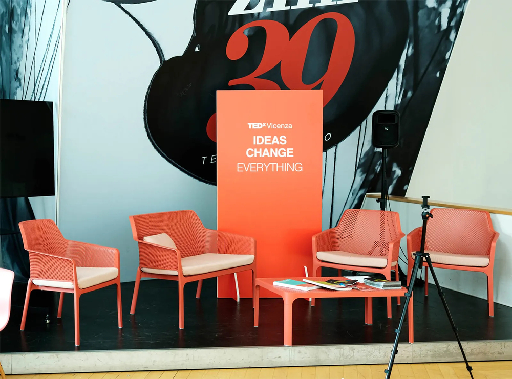 Комплект пластиковой мебели Nardi Net Relax, коралловый