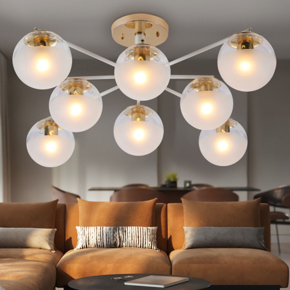 Люстра Rivoli Umbra 3129-308 8 х Е27 40 Вт модерн | Rivoli