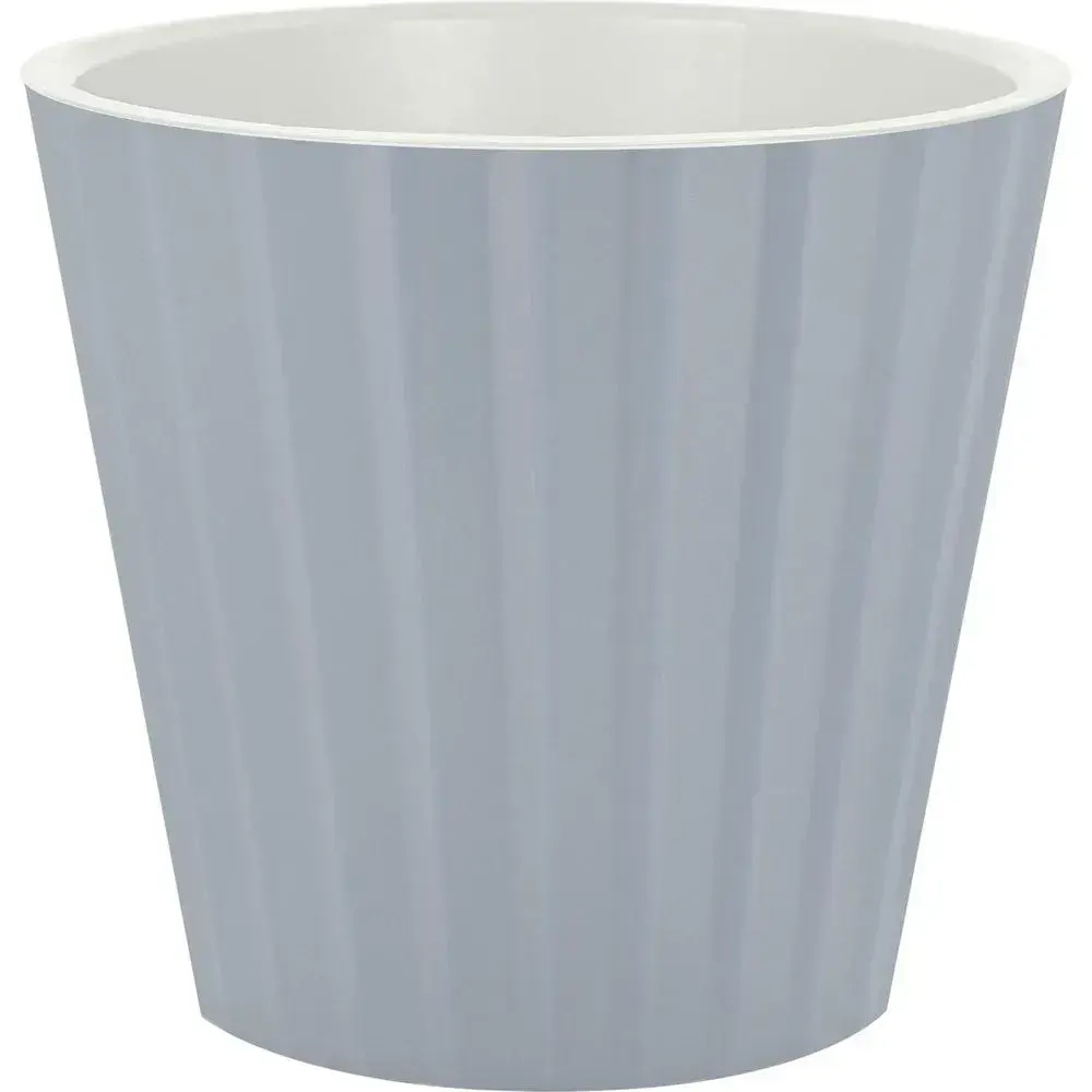 Горшок для цветов InGreen Sand D190мм, 3,3л c дренажной вставкой, Утренний туман