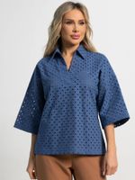 Блуза Ветерок (синяя) Б15520-16М LT Collection