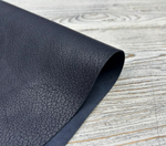 Фактура кожи козы растительного дубления Poncho Lux Deep Marine