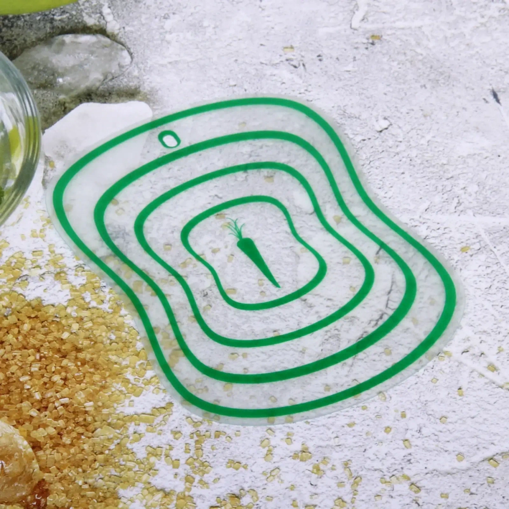 Доска разделочная пластиковая гибкая 20*15см «Овощи»