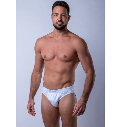 Мужские трусы слипы белые MR. BIG MB102 white