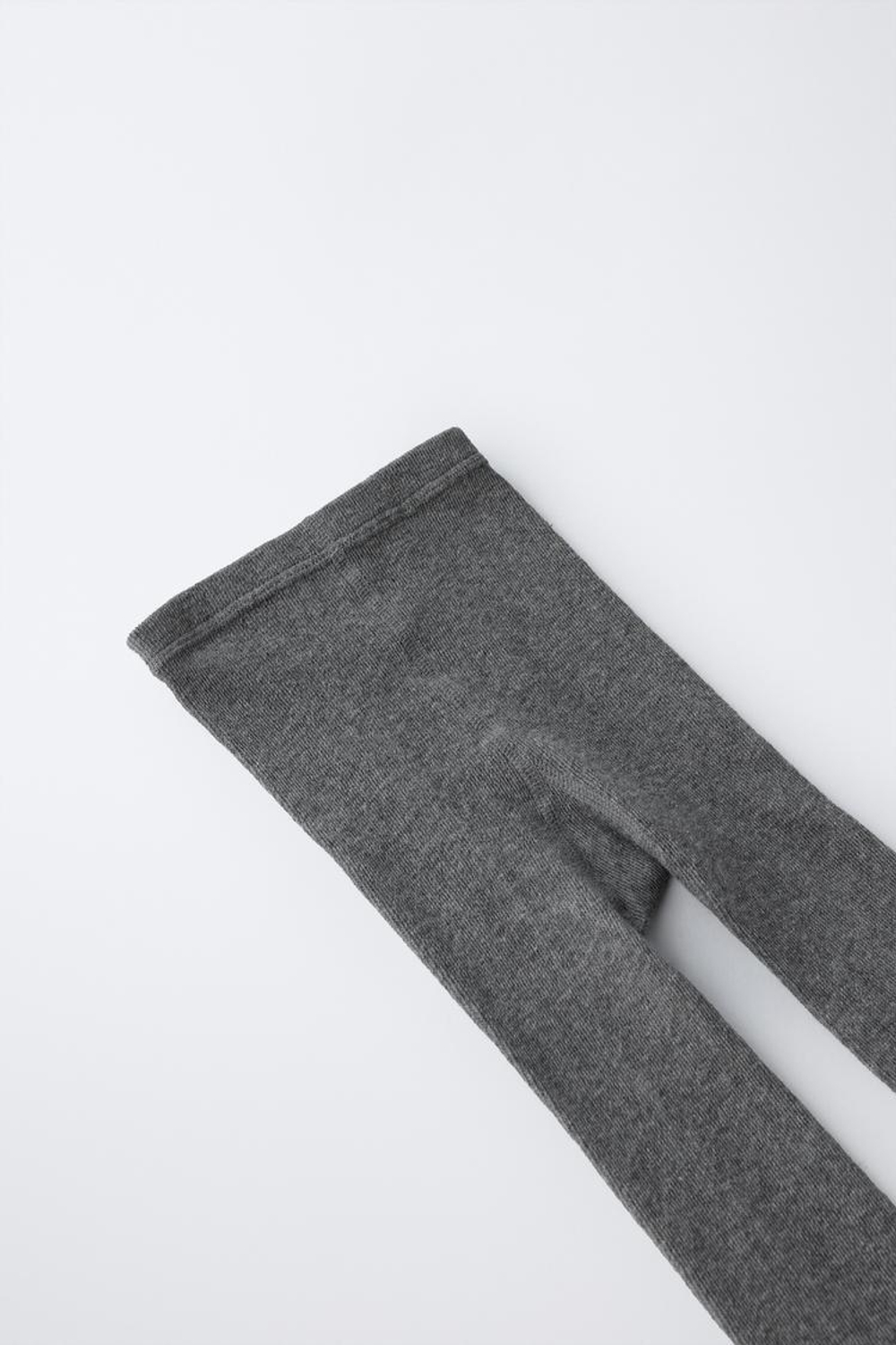 ZARA НАБОР ИЗ ДВУХ ОДНОТОННЫХ КОЛГОТОК, СЕРЫЙ МЕЛАНЖ