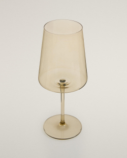 Zara Home бокал из стекла, цвет зелёный, 23.4 см