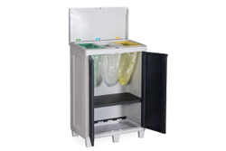 Шкаф-контейнер для сортировки мусора WOODY'S