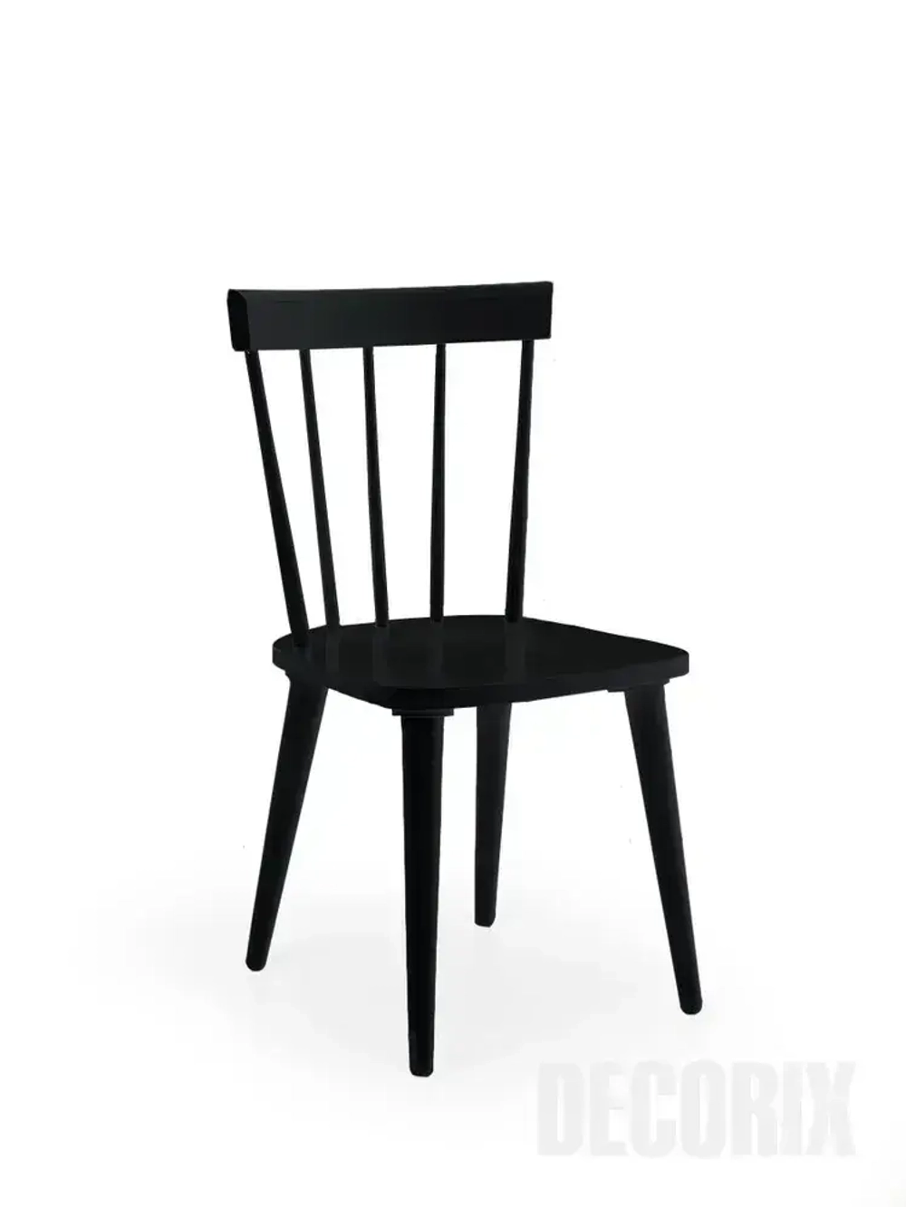 Краска черная в баллончике глянцевая акриловая DECORIX - эмаль аэрозольная для любых поверхностей 520 мл