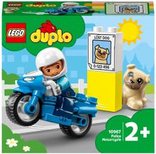 Конструктор LEGO DUPLO 10967 Полицейский мотоцикл