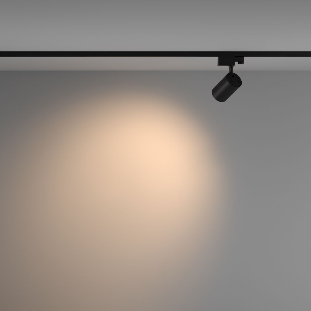 Трековый трехфазный светодиодный светильник Maytoni Trinity Vuoro TR029-3-10W3K-W-B