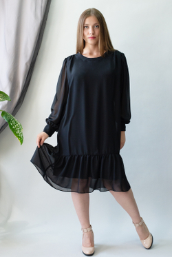 Платье женское 3135зпа, черный #284Ч053135зпа