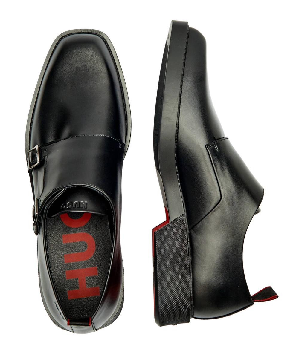 Кожаные монки iker HUGO - черный(50528804)