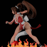 Май Сирануй Король бойцов Фатальная ярость Mai Shiranui King of Fighters Fatal Fury Фигурка