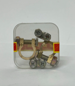 Клеммы АКБ из латуни и болтовым соединением провода, усиленные, Куппер (2 шт. / в комплекте)