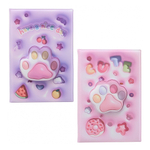 Блокнот Basir, формат А5, серия "Лапки", мягкая обложка, с игрушкой сквиш, 80 листов, размер 21*14 см